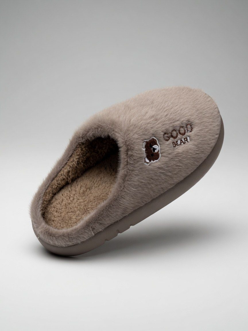 Pantufa de Uso Adulto Marrom — foto 1