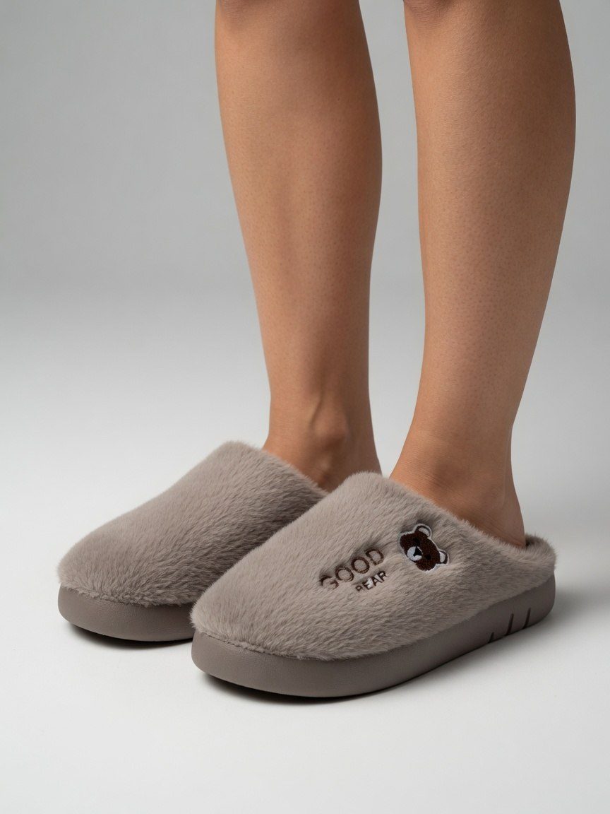 Pantufa de Uso Adulto Marrom — foto 2
