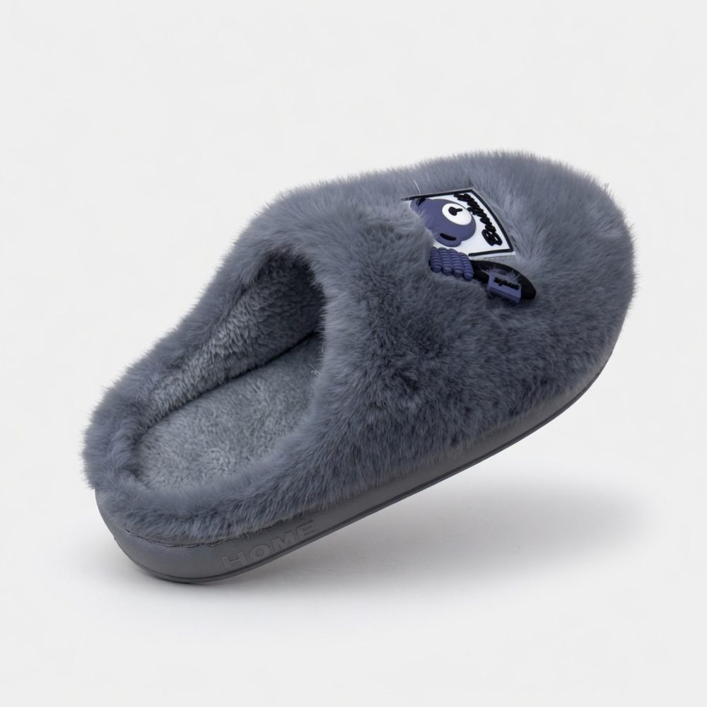 Pantufa de Uso Adulto Cinza — foto 1