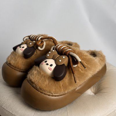 Pantufa de Uso Adulto Marrom