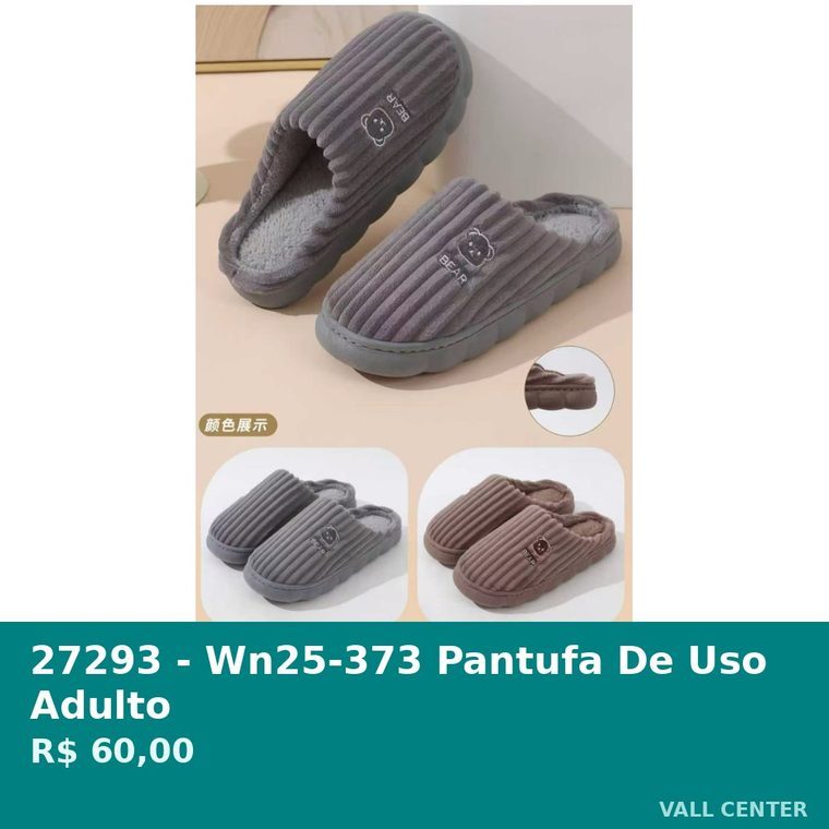 Pantufa de Uso Adulto — foto 1