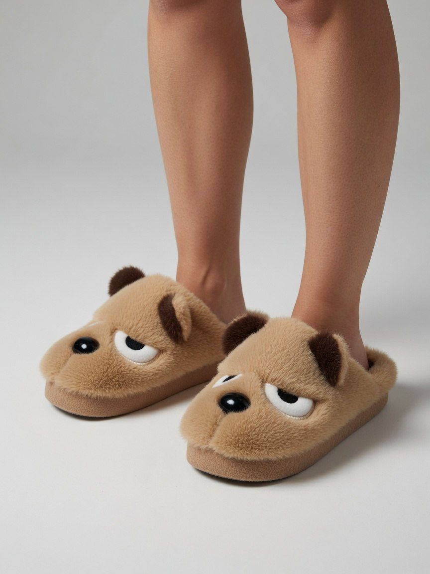 Pantufa de Uso Adulto Cinza — foto 1