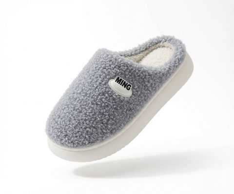 Pantufa de Uso Adulto Azul Cinza