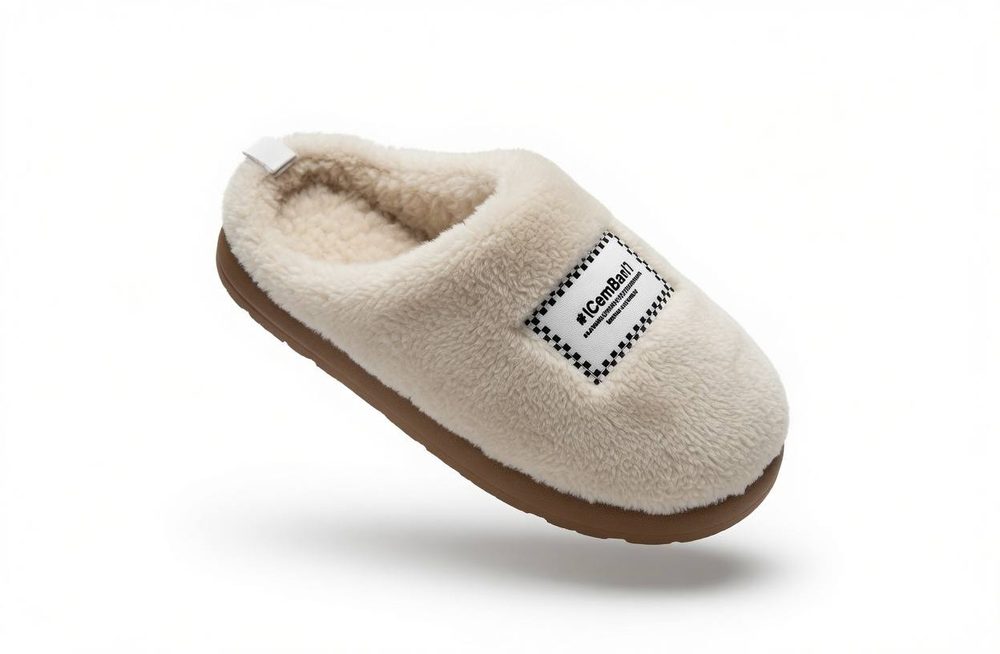 Pantufa de Uso Adulto Creme — foto 1