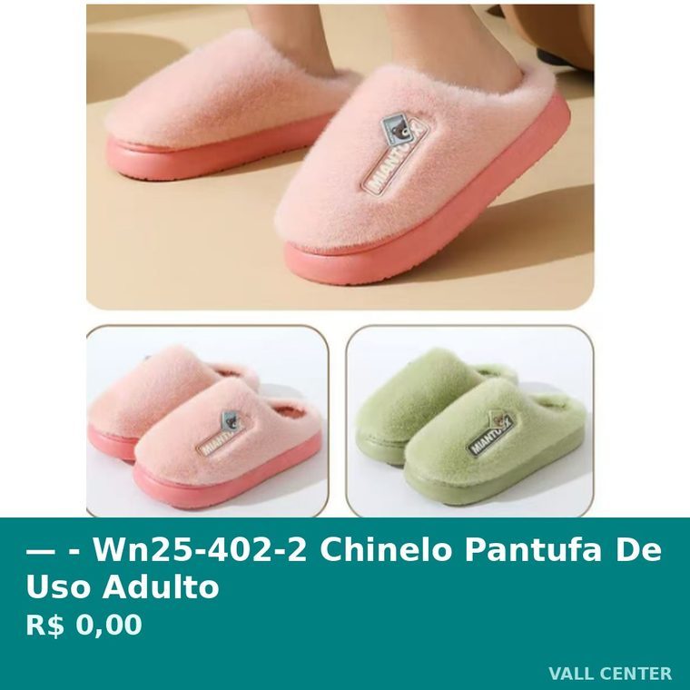 Pantufa de Uso Adulto — foto 1