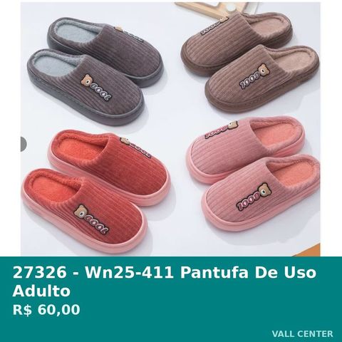 Pantufa de Uso Adulto