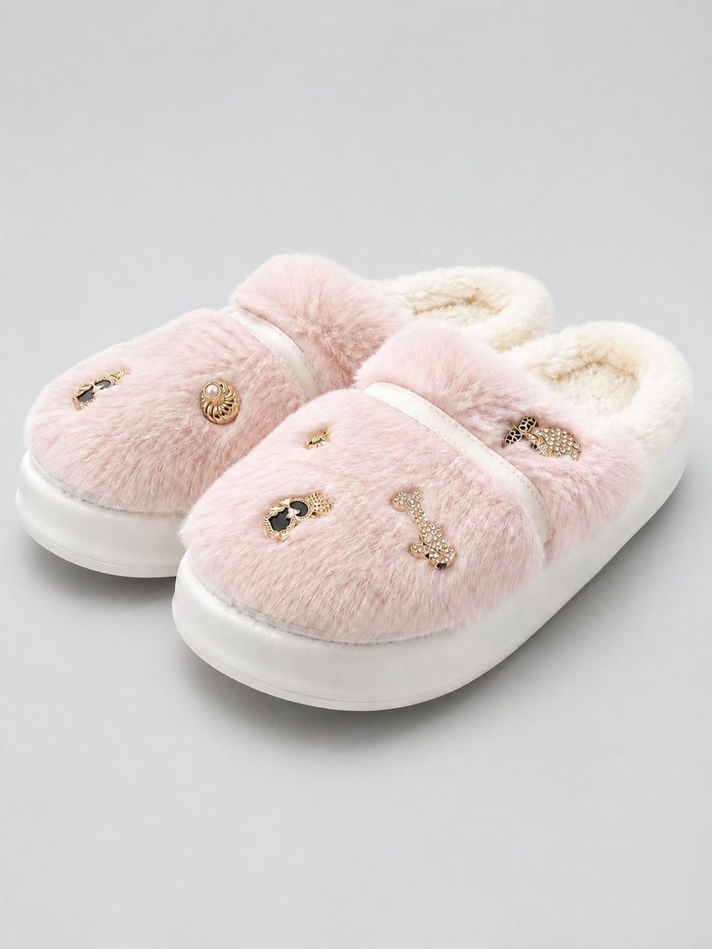 Pantufa de Uso Adulto Cinza — foto 4
