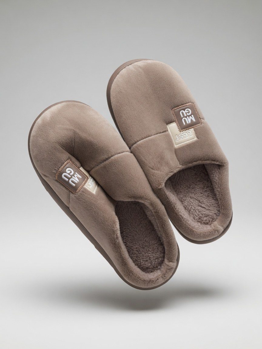 Pantufa de Uso Adulto Marrom — foto 1