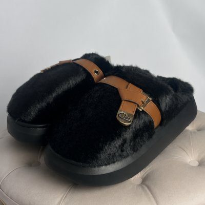 Pantufa de Uso Adulto Marrom — foto 3