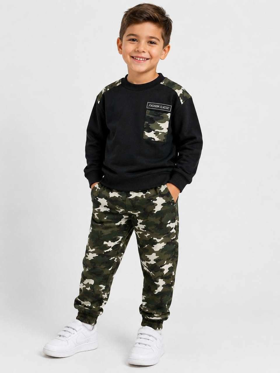 Conjunto Infantil Masc Creme — foto 2