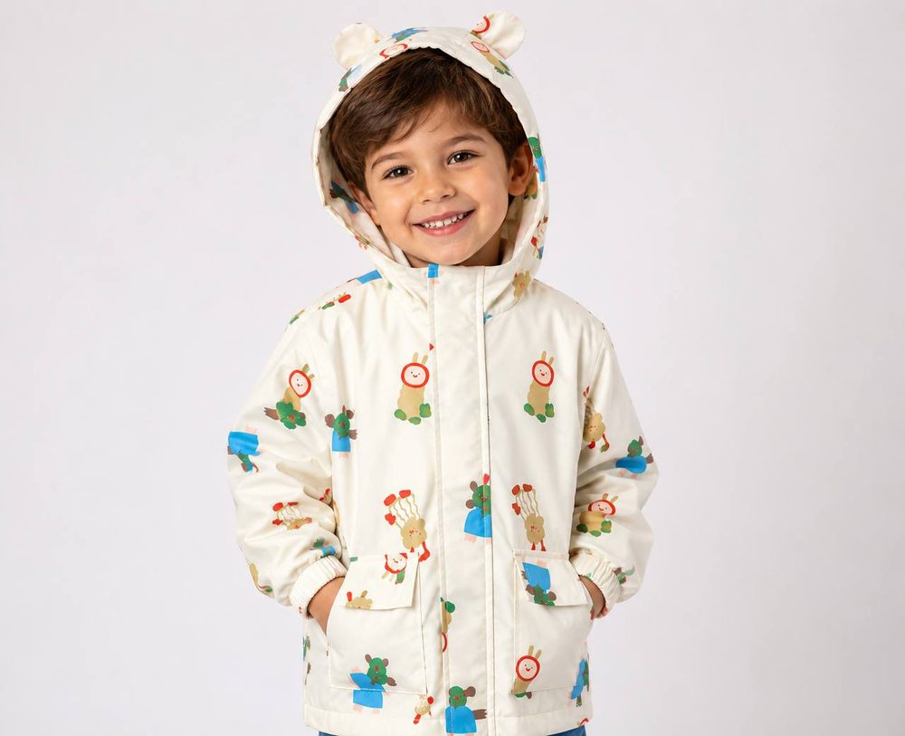 Jaqueta Infantil Fem Creme — foto 1