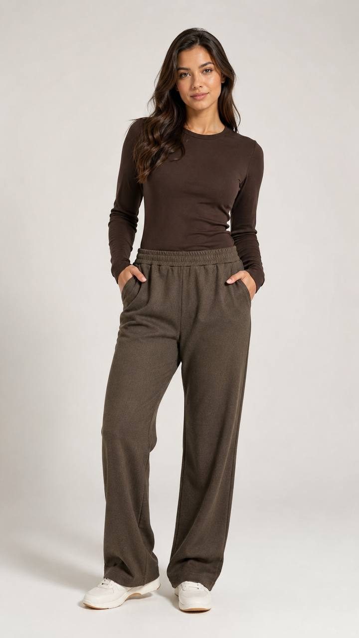 Calça Moletom Fem Cinza — foto 7
