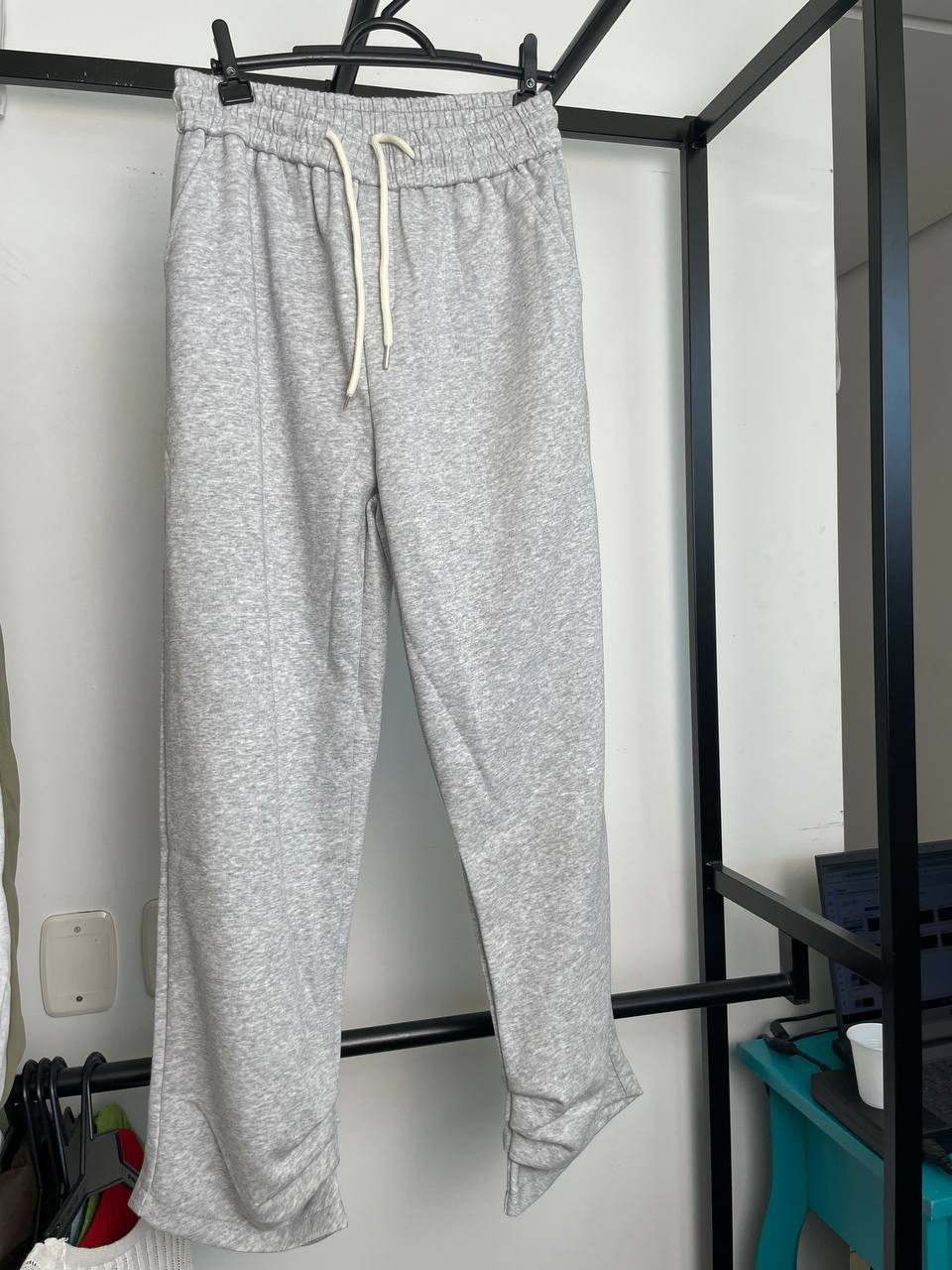 Calça Moletom Fem Cinza — foto 8