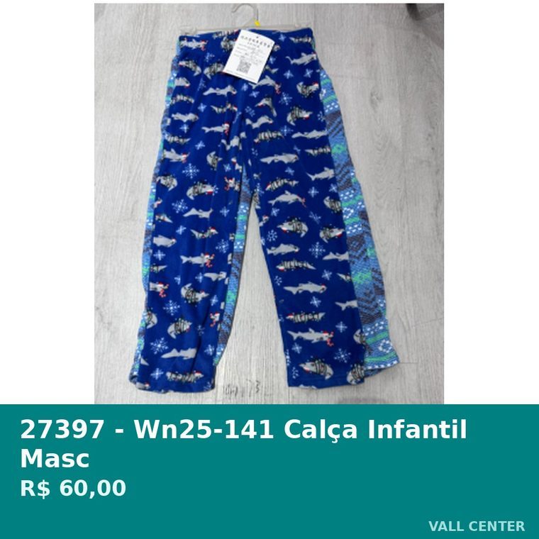 Calça Infantil Masc Azul — foto 3