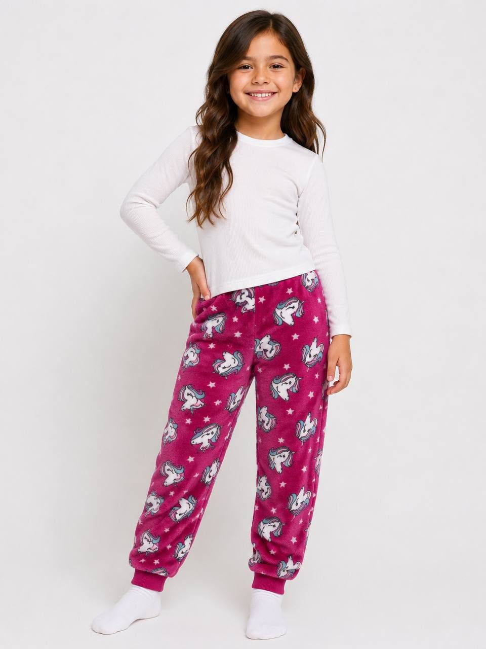 Calça Infantil Feminina Cinza — foto 3