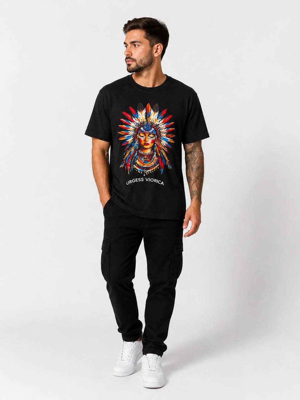Camiseta Masc Preto — foto 1