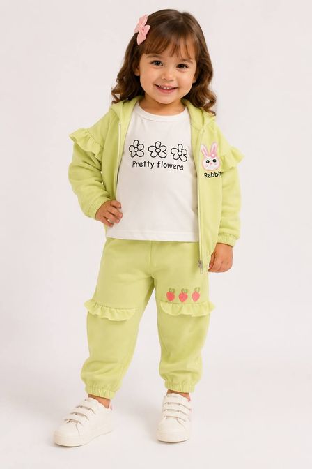 Conjunto Infantil Fem Verde