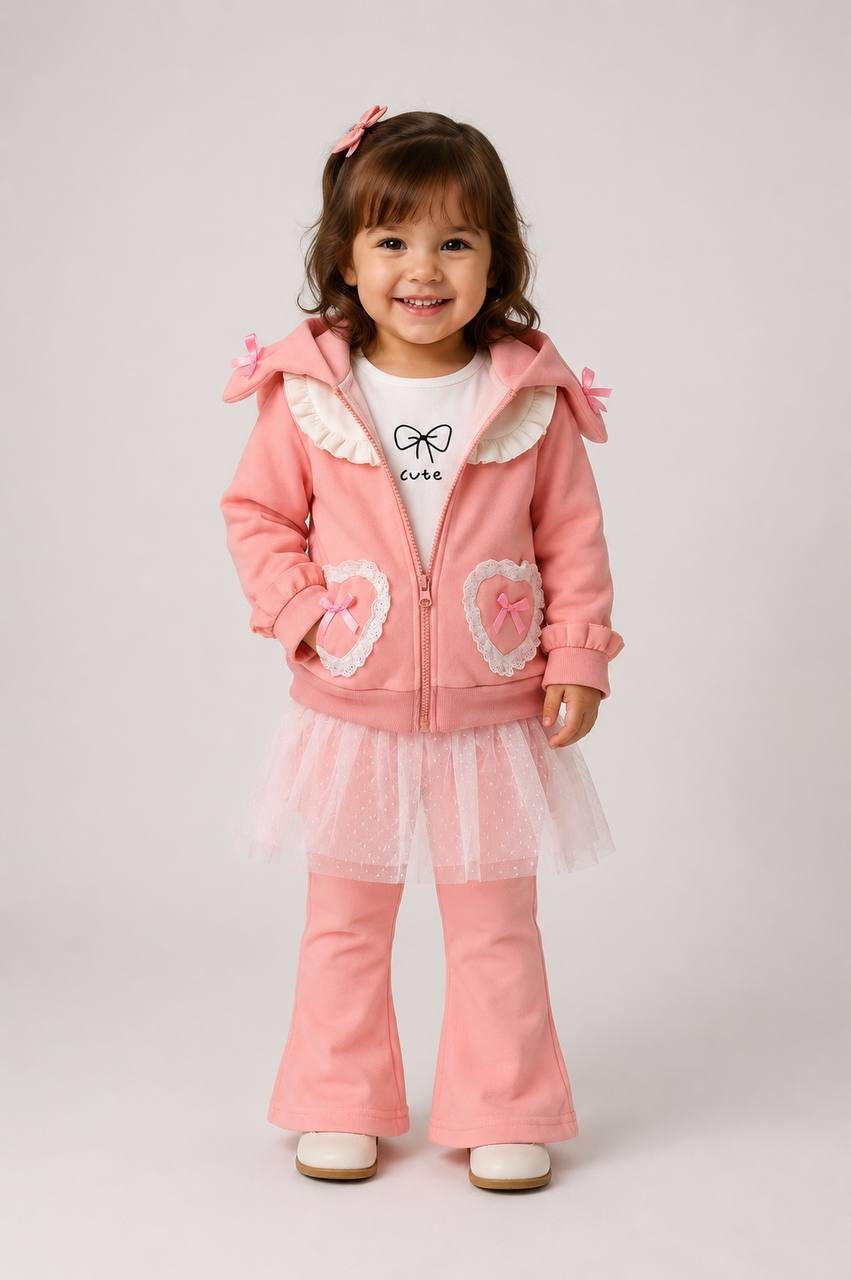 Conjunto Infantil Fem Verde — foto 2