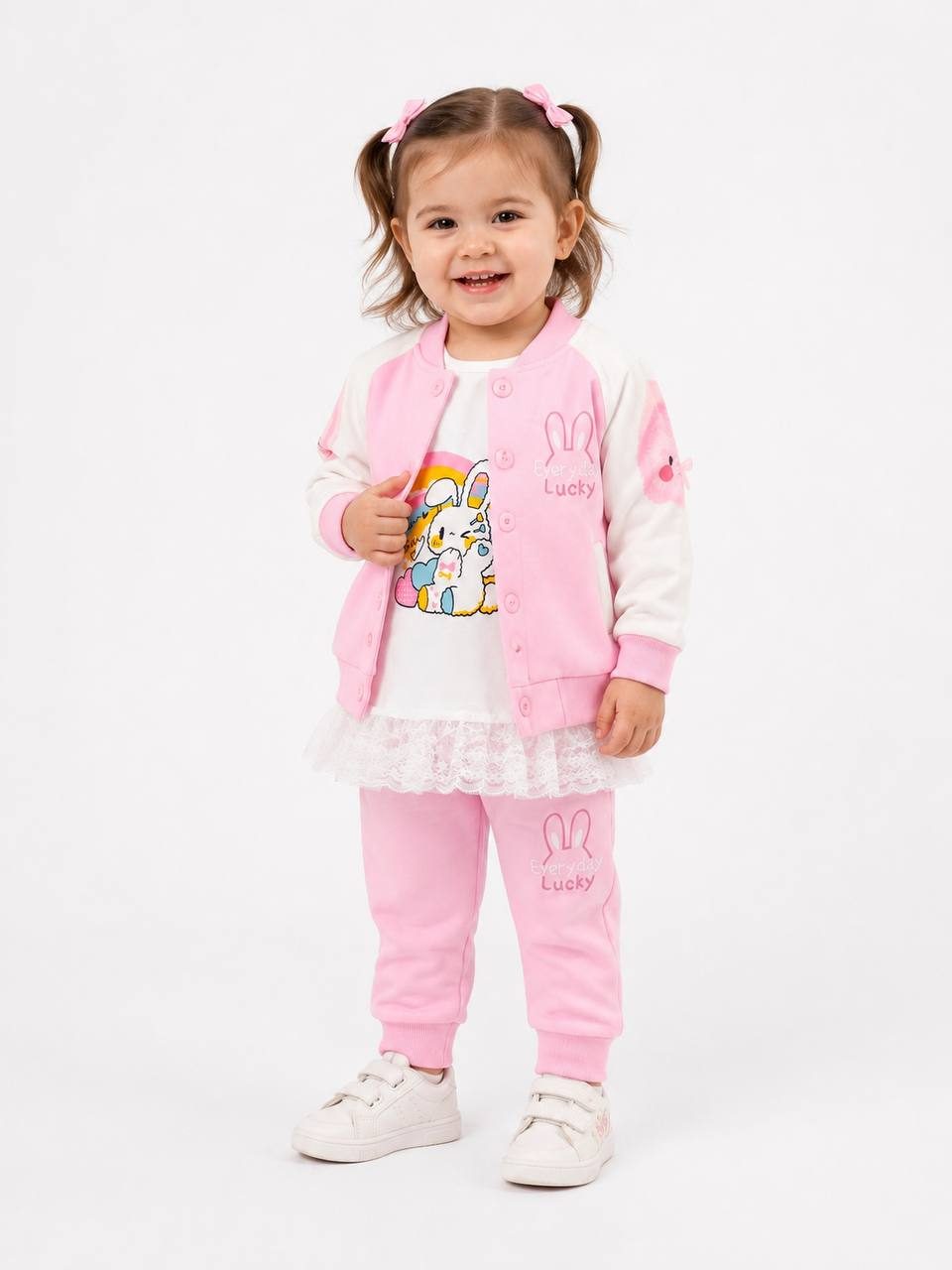 Conjunto Infantil Fem Verde — foto 3