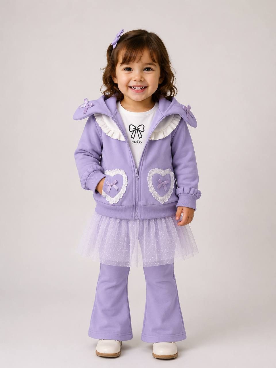 Conjunto Infantil Fem Verde — foto 4