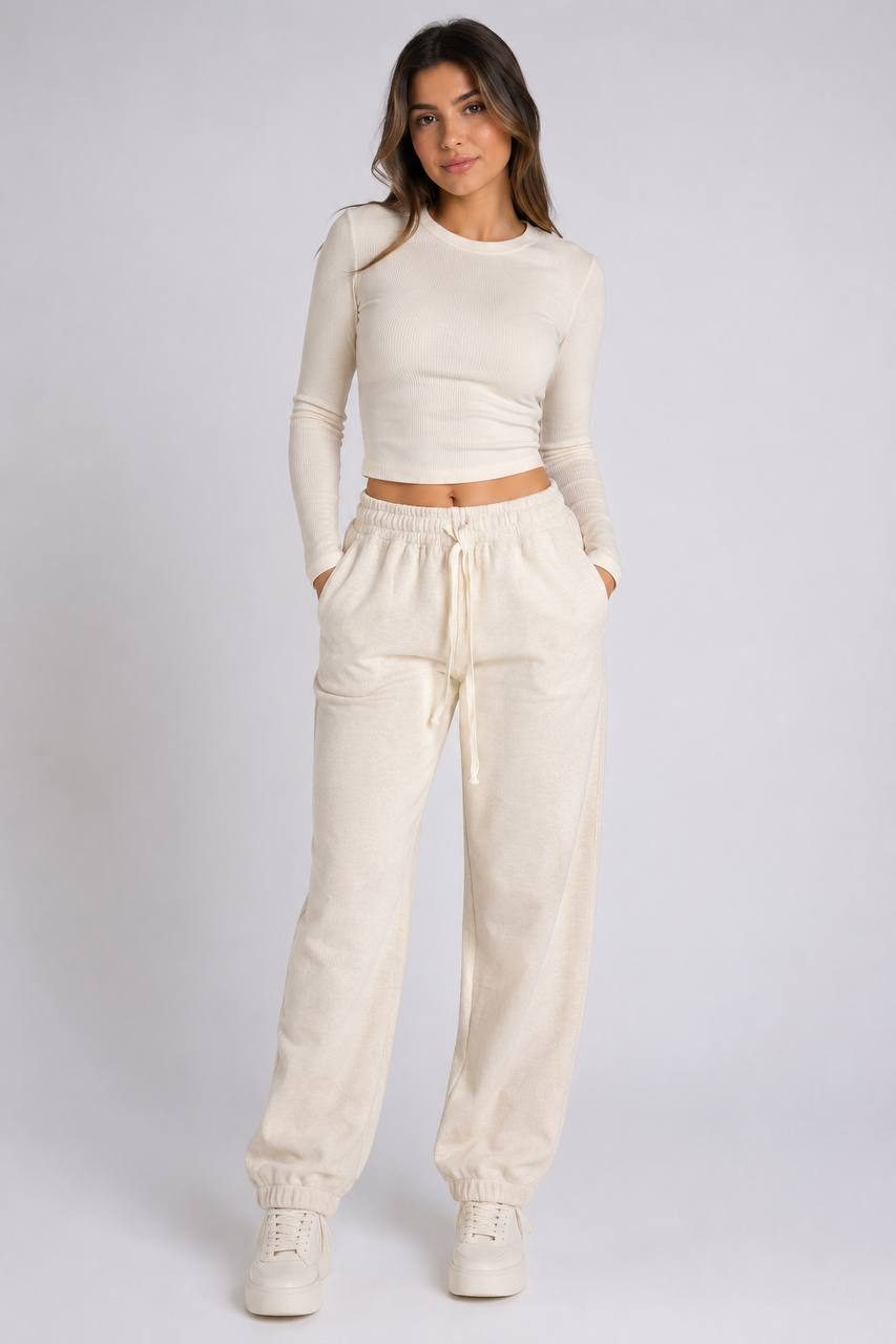 Calça Fem Creme — foto 1