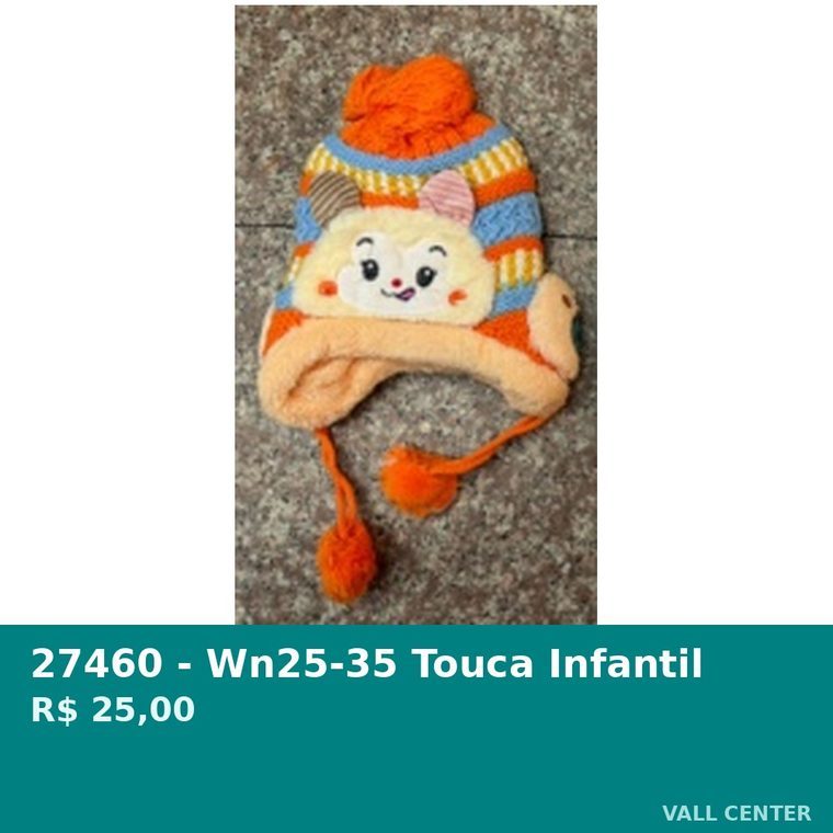 Touca Infantil Vermelho — foto 2