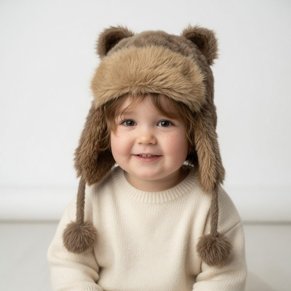 Touca Infantil Marrom — foto 1