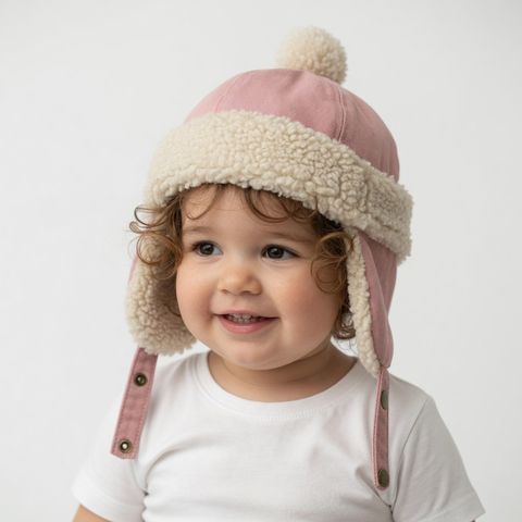 Touca Infantil Marrom