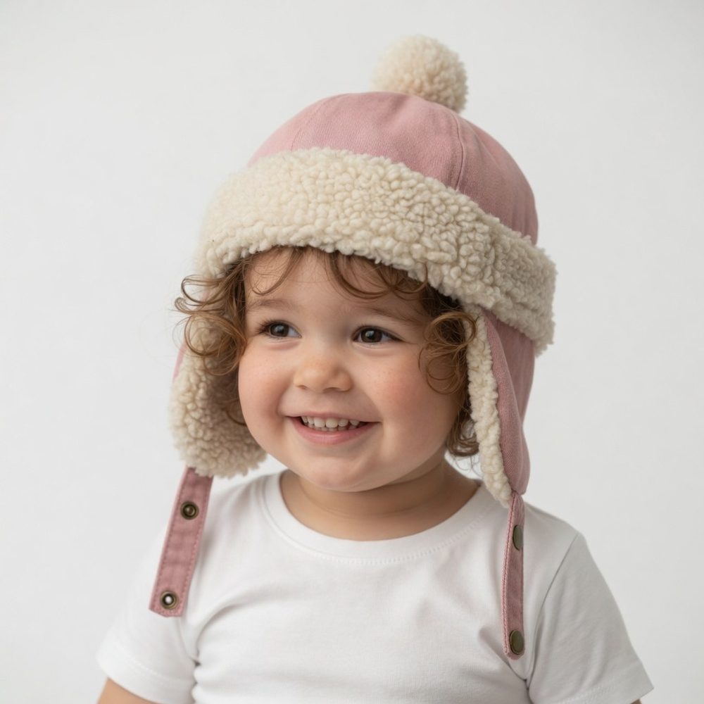 Touca Infantil Marrom — foto 2
