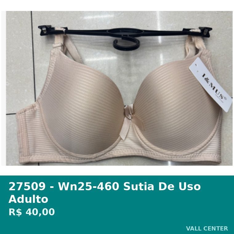 Sutia de Uso Adulto Cinza — foto 3