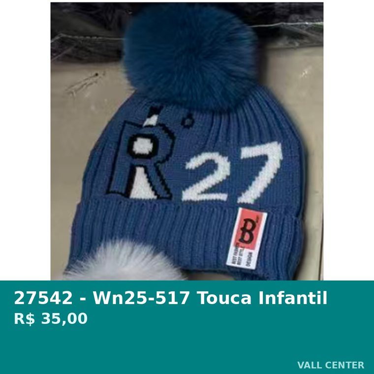 Touca Infantil Azul — foto 2