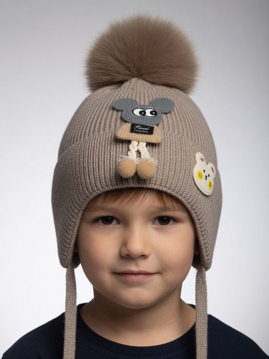 Touca Infantil Marrom — foto 1