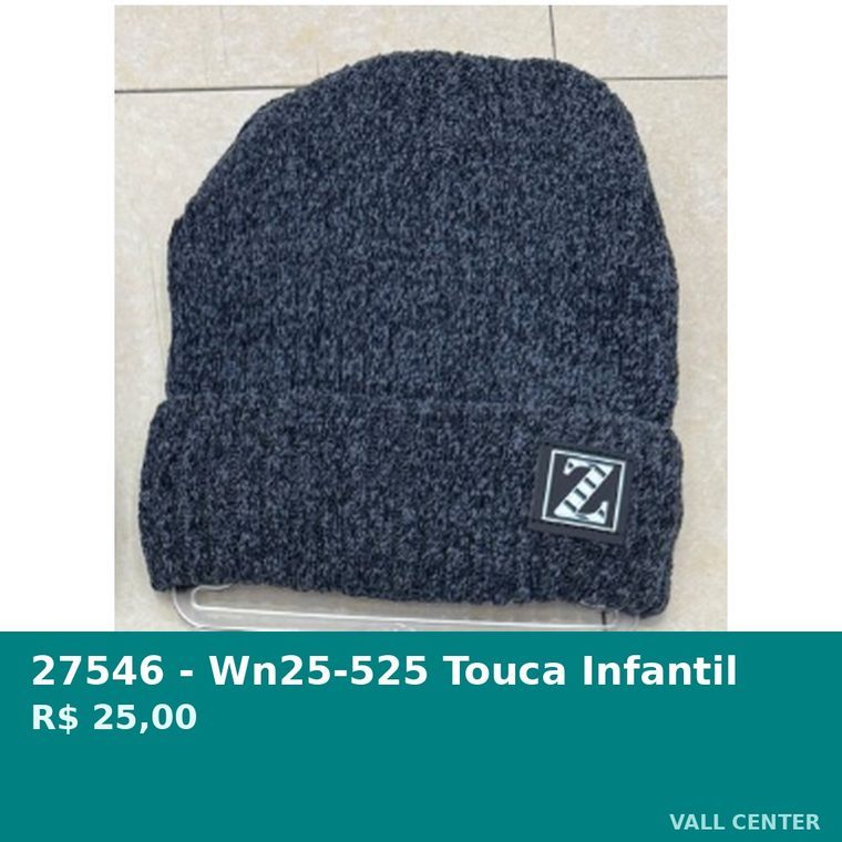 Touca Infantil Azul Marinho — foto 4