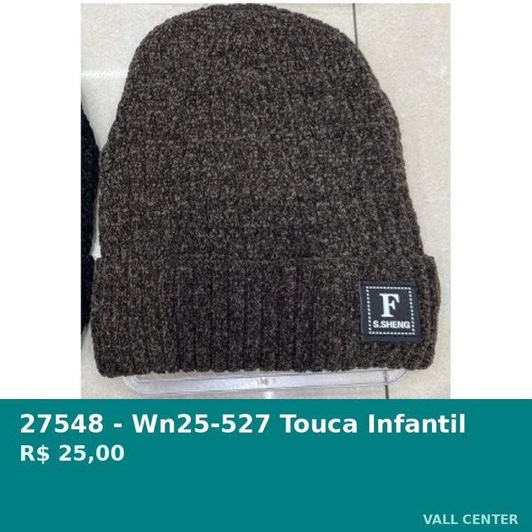 Touca Infantil Marrom — foto 4