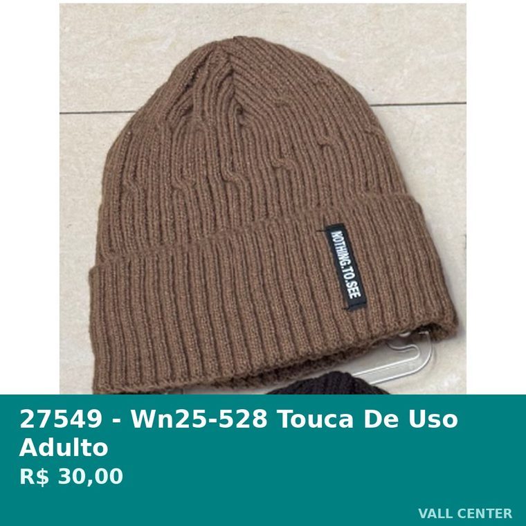 Touca de Uso Adulto Marrom — foto 4