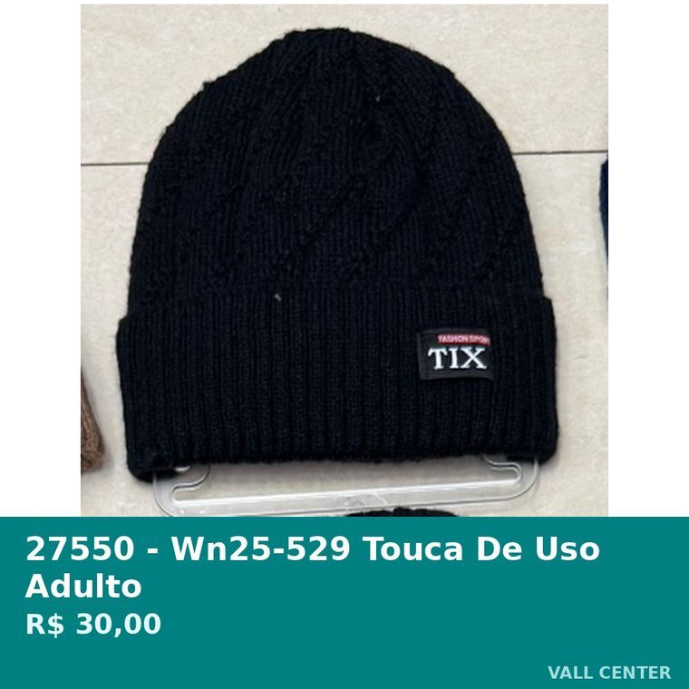 Touca de Uso Adulto Preto — foto 4