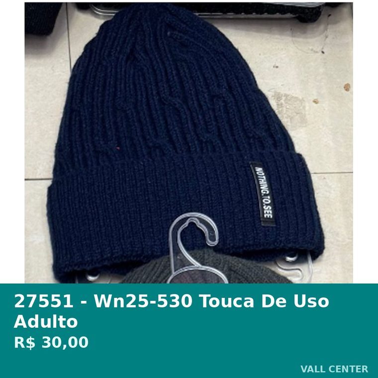 Touca de Uso Adulto Preto — foto 2