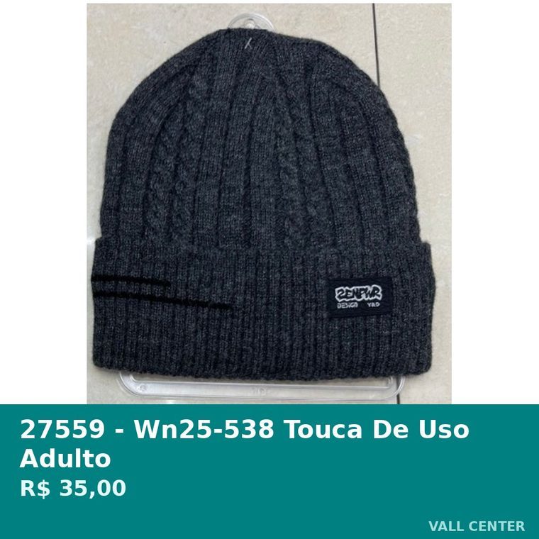 Touca de Uso Adulto Marrom — foto 2