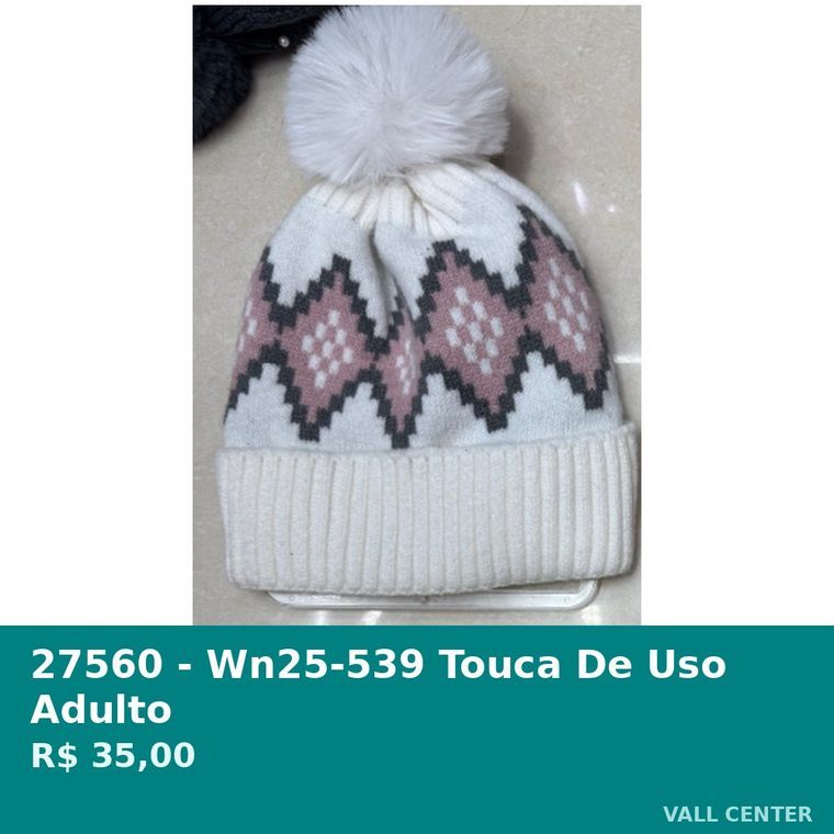 Touca de Uso Adulto Marrom — foto 2
