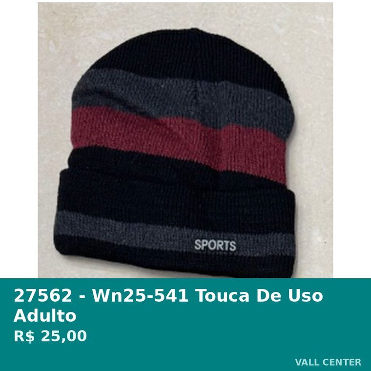 Touca de Uso Adulto Preto — foto 1
