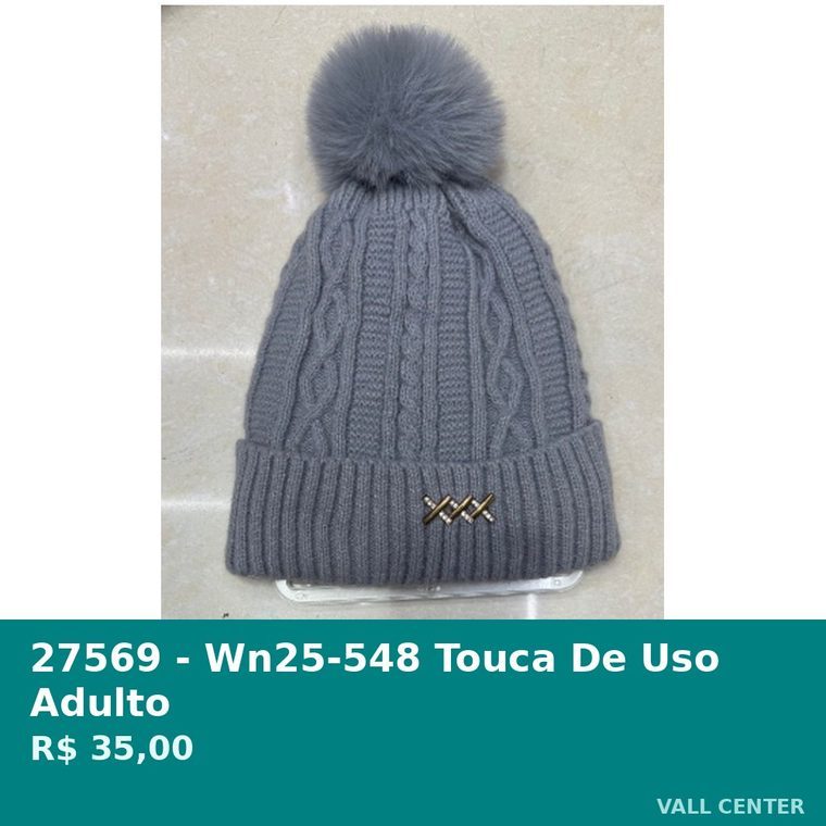 Touca de Uso Adulto Marrom — foto 2