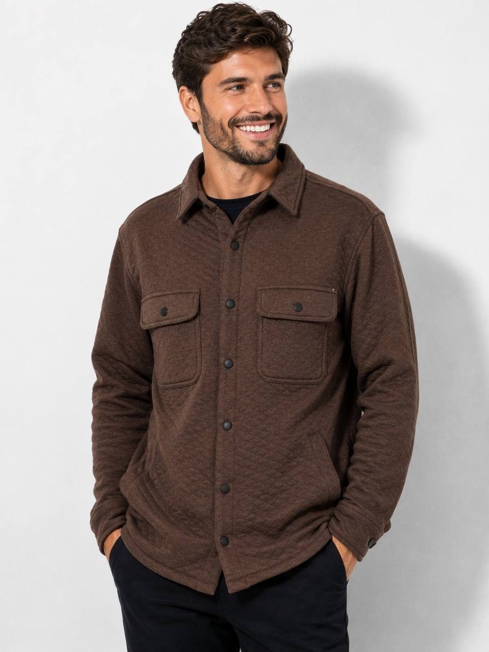 Blusa Masculina Marrom — foto 1