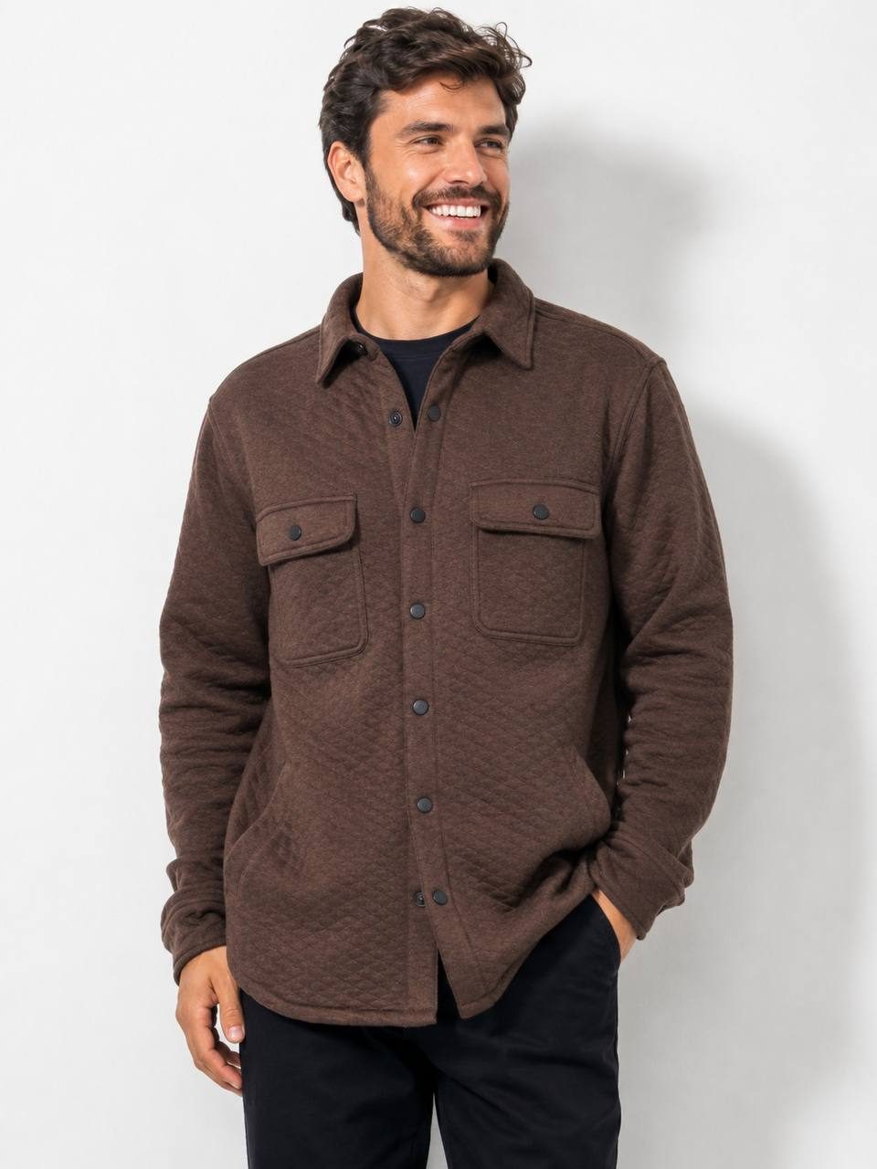Blusa Masculina Marrom — foto 2