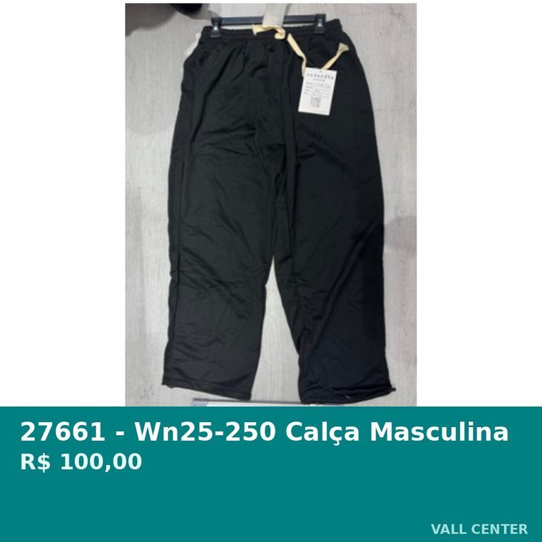 Calça Masculina Preto — foto 2