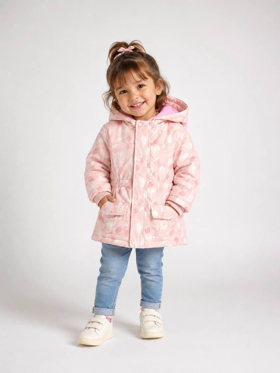 Jaqueta Infantil Fem Rosa — foto 3
