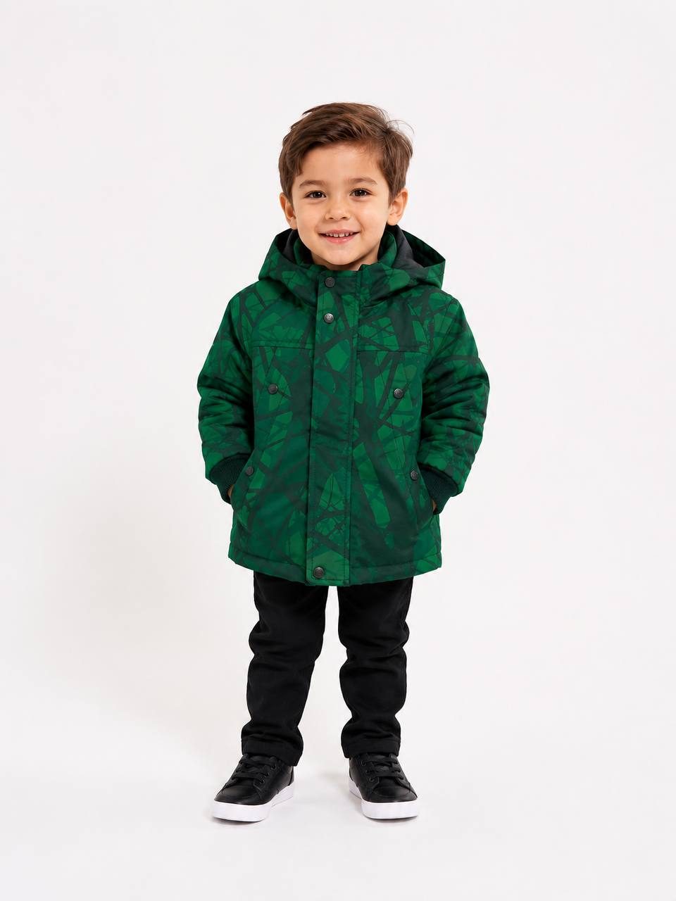 Jaqueta Infantil Masc Verde — foto 3