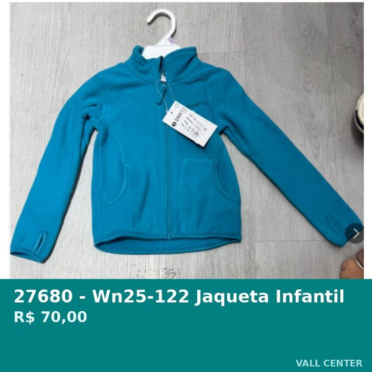Jaqueta Infantil Azul — foto 3