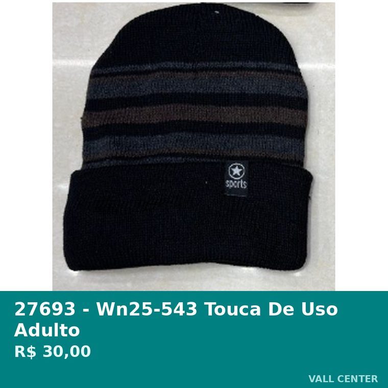 Touca de Uso Adulto Preto — foto 3