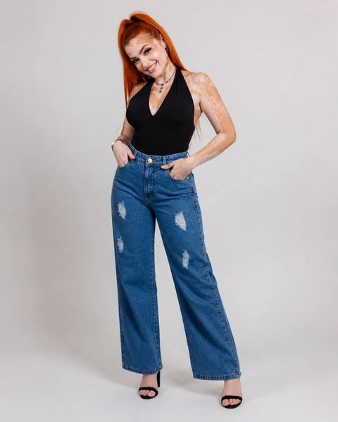 Calça Wide Leg