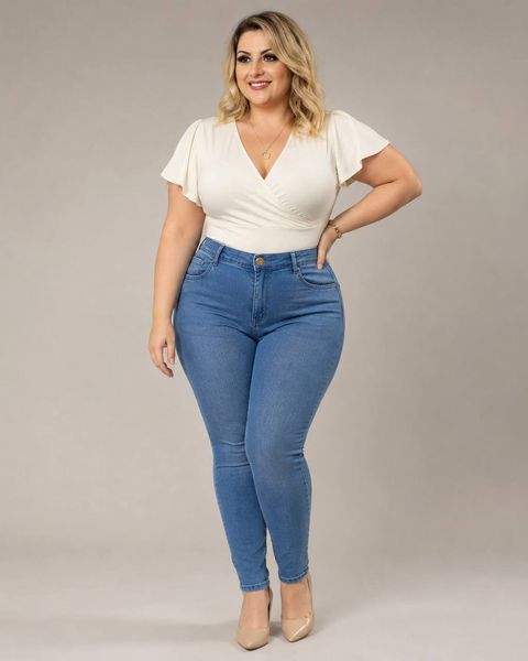 Calça Jeans Plus